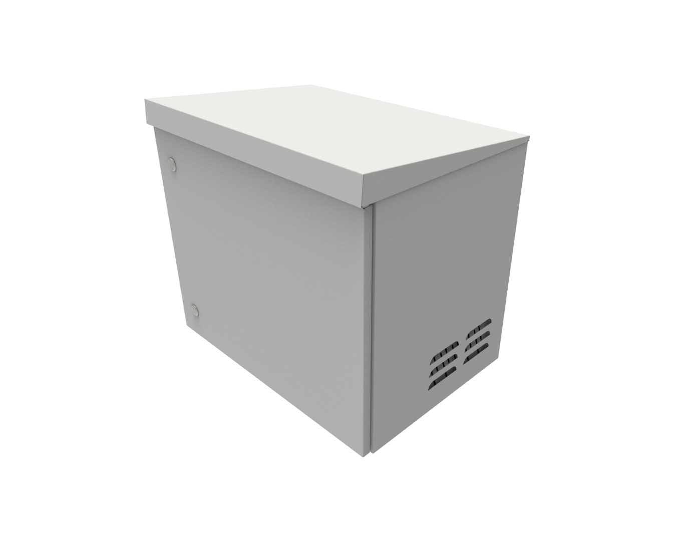 Outdoor cabinets - ventilated mast cabinet: SZM-590/530/430-P-19"-9U-S-R7035